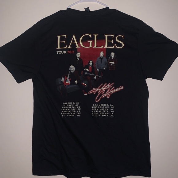 EAGLES band T-shirt Concert Tour 2022 LTD Hotel California - Picture 5 of 5